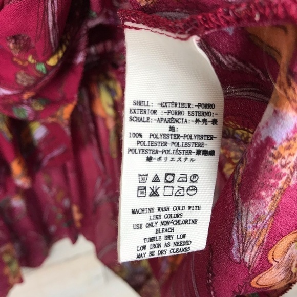 Free People Sleeveless Floral High Low Peasant Top - Picture 8 of 8